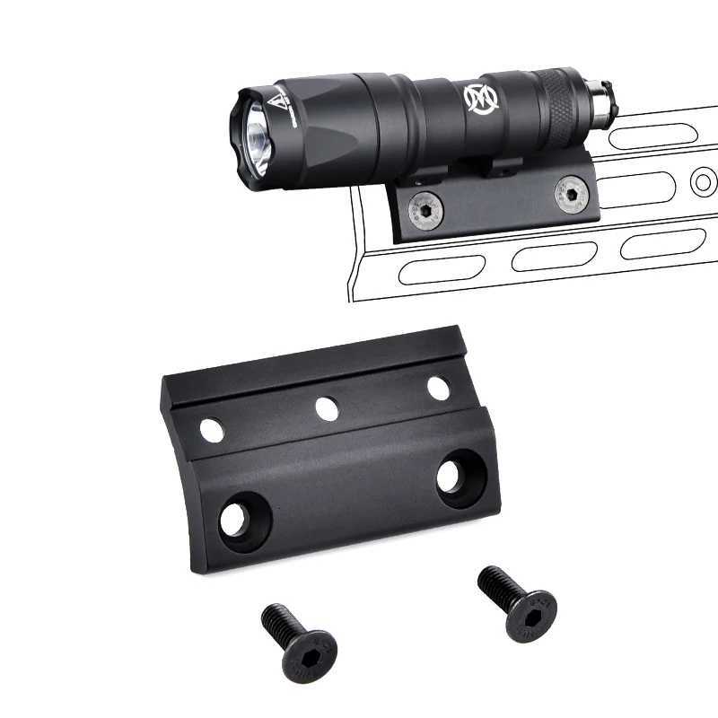 Wadsn Airsoft M300 M300A SF Tactical Flashlight Fits 20MM Rail MLOK Mount KEYMOD Base Weapon Hunting Scout LED Mini Gun Light W250722