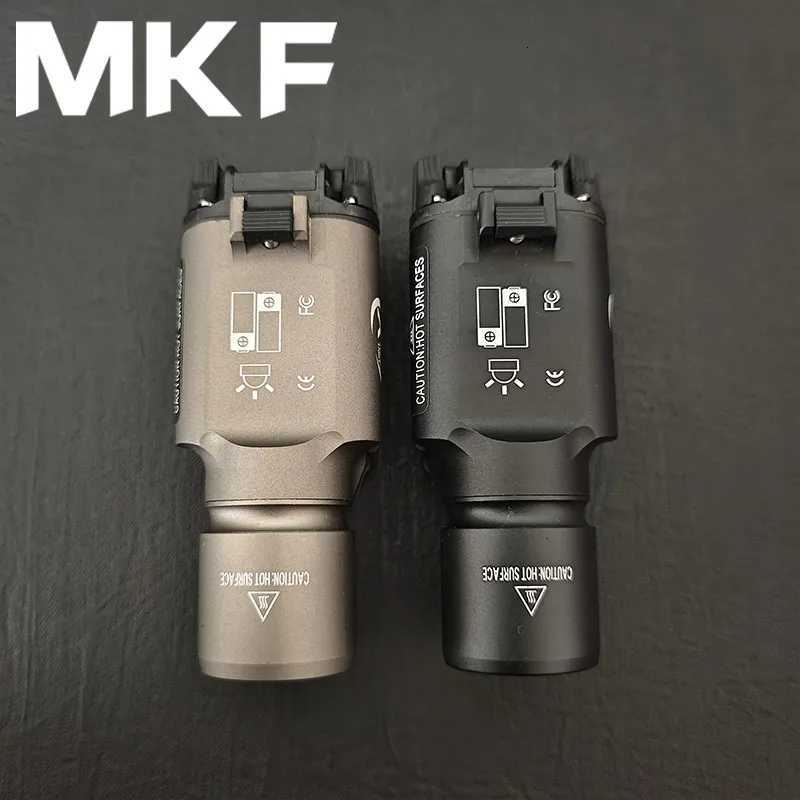 Tactical X300 X300U Pistol Gun Flashlight LED White 600 Lumens Hunting Weapon Light Fits 20MM Picatinny Rail 1911 Scout Light W250722