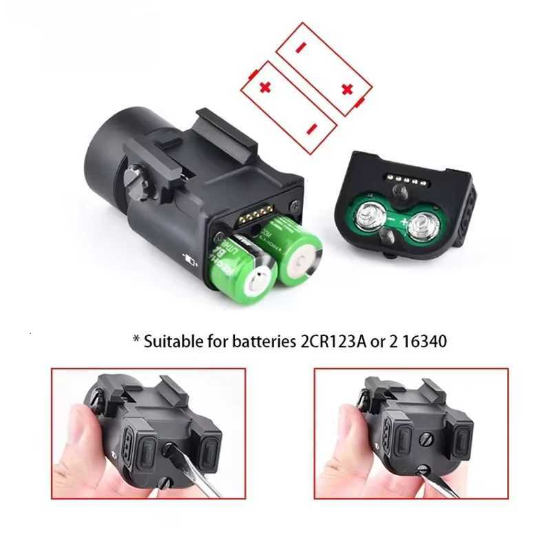 Tactical Zenitco KLESCH-1 1S GEN2.0 Airsoft Hunting Flashlight Metal LED Rifle Scout Pistol Light Fits 20mm Picatinny Rail W250722