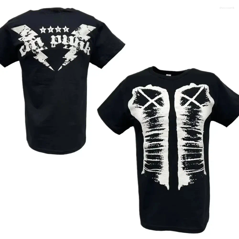 Men's T Shirts Summer 3D Printed Short Sleeve Wrestler Cm Punk Round Neck Street Sports Casual Oversized Tops