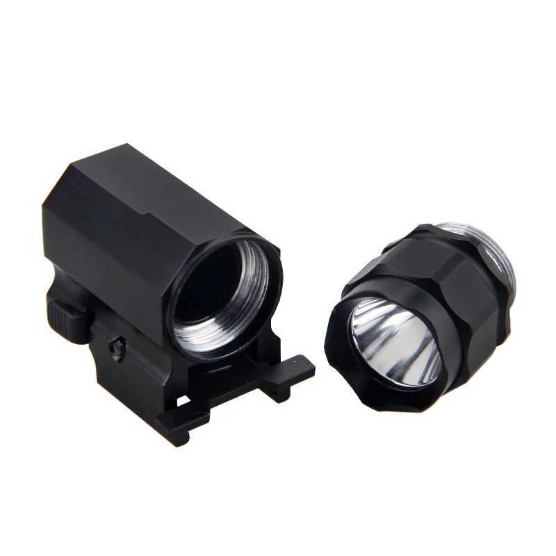 2000Lm Tactical LED Weapon Light Pistol Flashlight Rifle Airsoft Flashlight Fit Weaver/Picatinny Rails for Hand Gun Hunting W250722