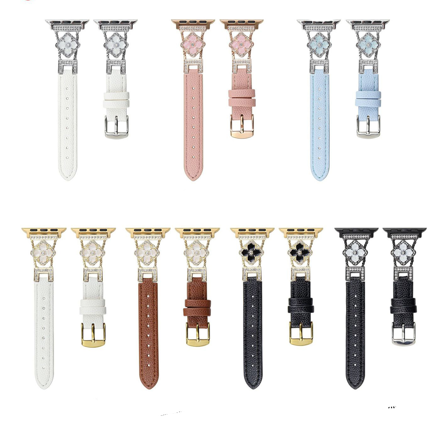 Band de montre intelligente en cuir pour Applewatch Series 10 49 mm Strap S8 Ultra 2 44 mm 42 mm 45 mm Design Iwatch Stracles Smartwatch Iwatchba