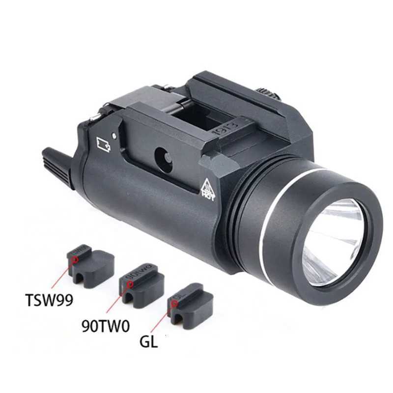 1 Tactical Highlight Flashlight Tactical Light 800 Lumen LED Electronic Hanging Torch/strong Light/Flashing Tactical Light W250722