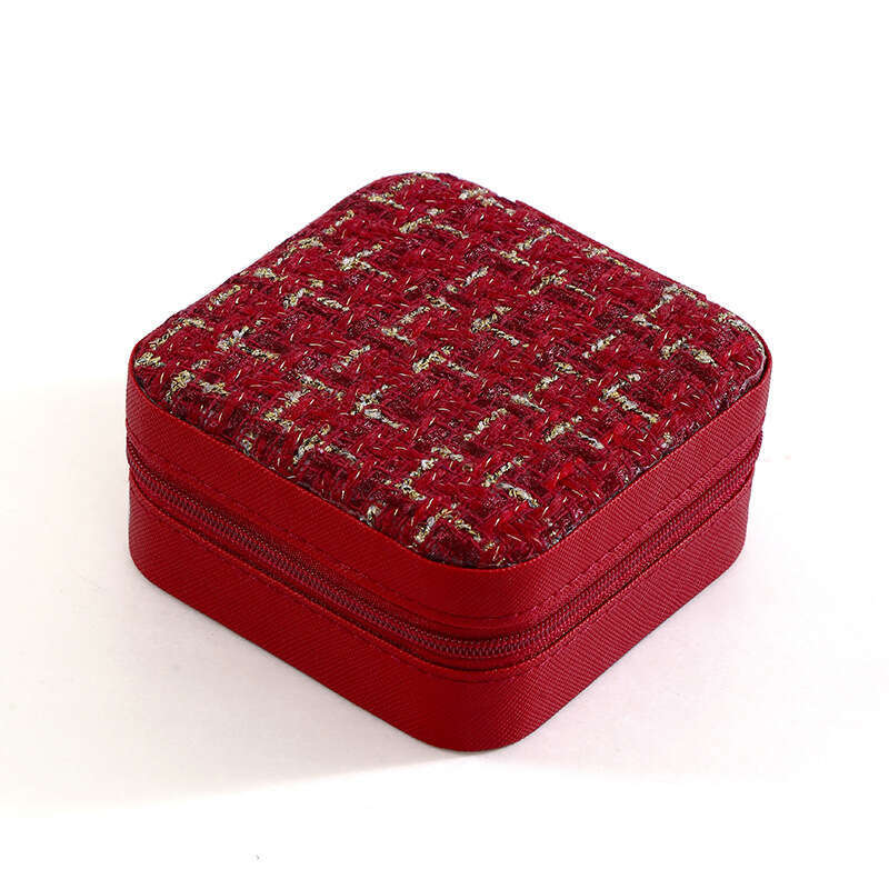 Simple Storage Travel Portable Organizer Box for Earrings, Rings, and Small Jewelry