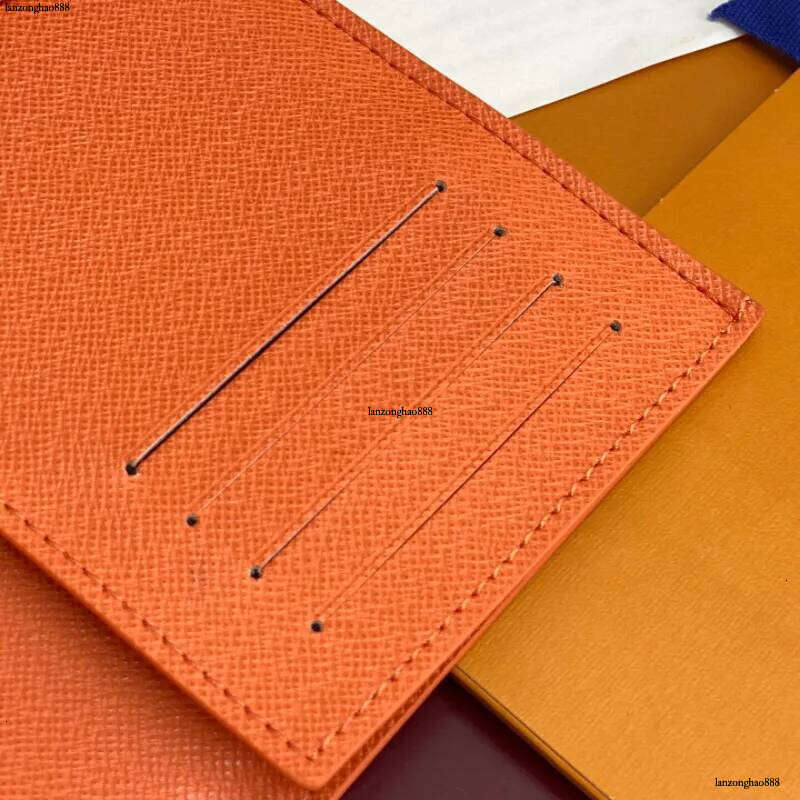 Top designer luxury wallet card holder coin purse passport set bag clip wall pocket sports field scenery cherry gift box assembly cardholder designer