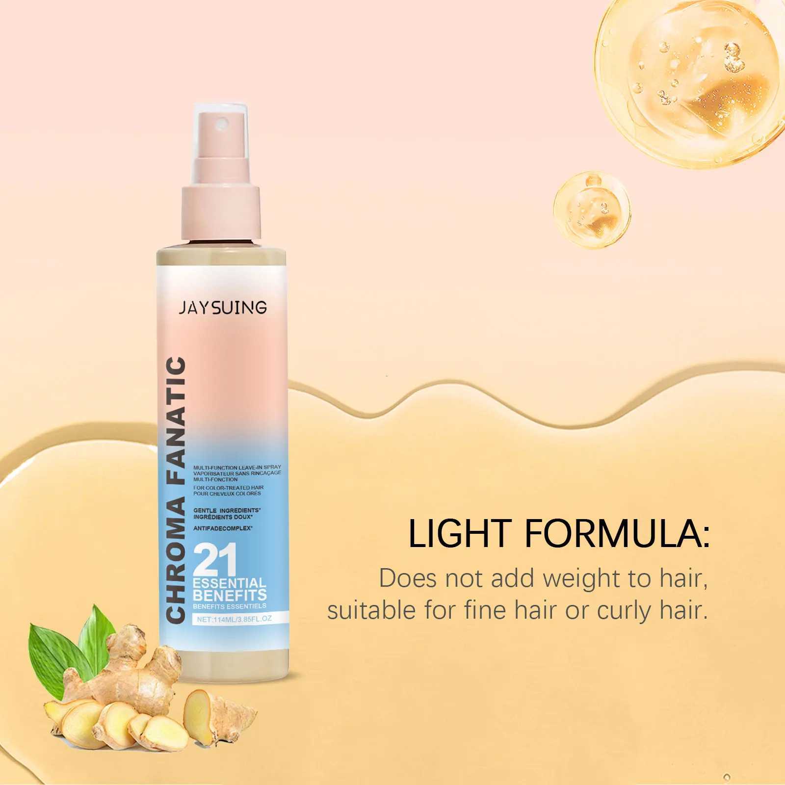 Moisturizing Spray for Hair Scalp Treatment Smoothing Straighten Shiny Repair Hot Dyeing Damaged Frizzy Hair Care Essential OilXJ250723