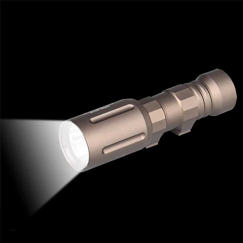 1300 Lumen Tactical LED Powerful Flashlight Metal PLHv2 Scout Weapon Light for Picatinny Rail Hunting Airsoft W250722