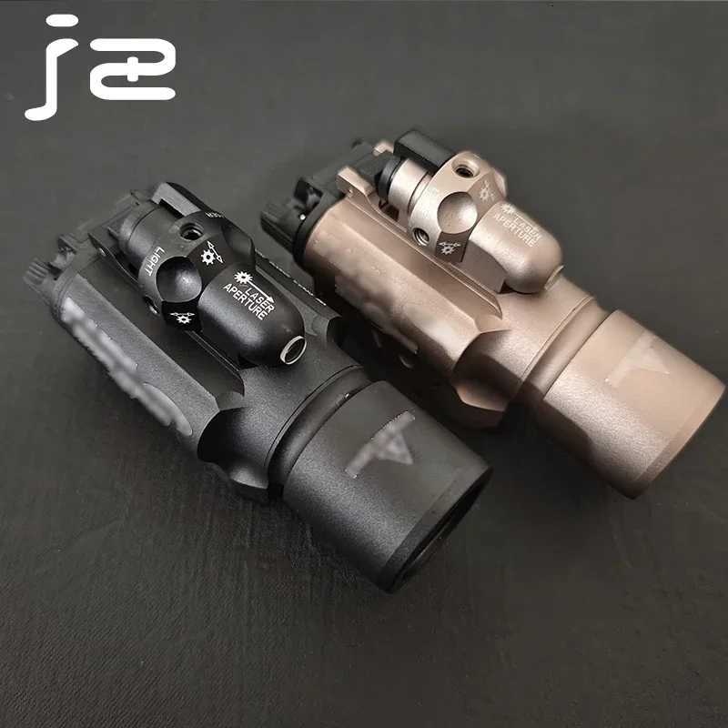 Tactical SF X400 X400U Ultra Flashlight Red Laser LED White Light for Hanging Hunting Weapon Light Fits 20mm Rail Glock G17 G18 W250722