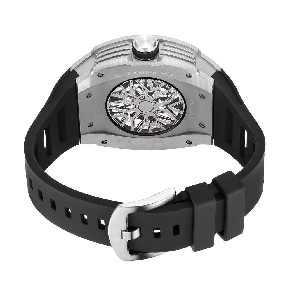 MEGIR Barrel Men's Mechanical Watch - Business Style, Automatic, Waterproof, Luminous - Hot Seller Watch