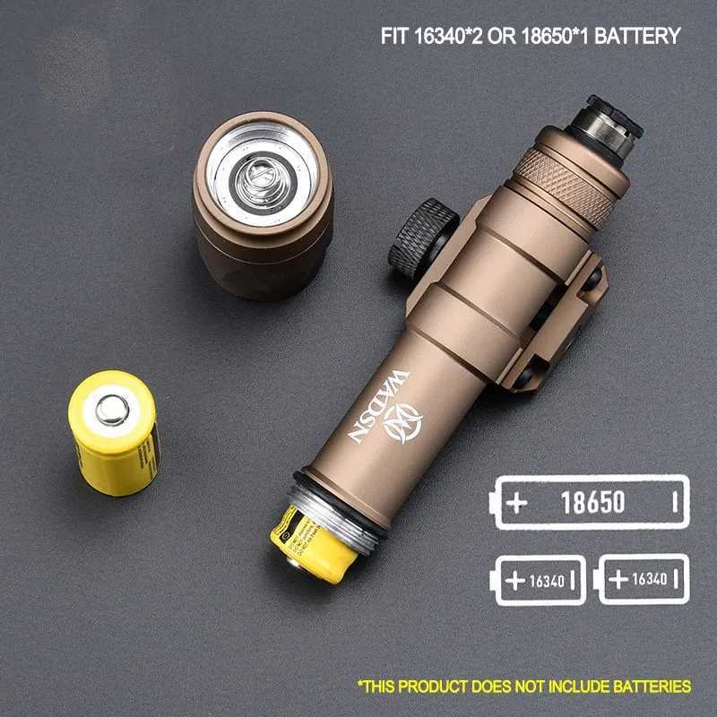 WADSN Airsoft Tactical M600C M300A Flashlight Hunting Weapon Scout Light With Modbutton Pressure Remote Switch Fits 20MM Rail W250722