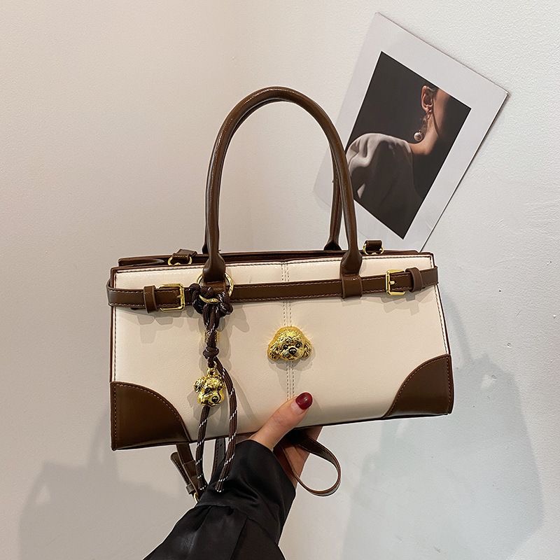 Quality New Designer Bag Luxury Shoulder Bags For Commuting PU Black Luxury Bag Large Capacity Crossbodybag Four season universal shoulder strap Splic
