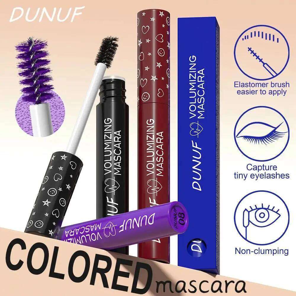 Waterproof Colorful Curling Mascara Green Blue ple For Stage Makeup Lengthening Eyelash Extension Quick Dry Sdge Proof X250722