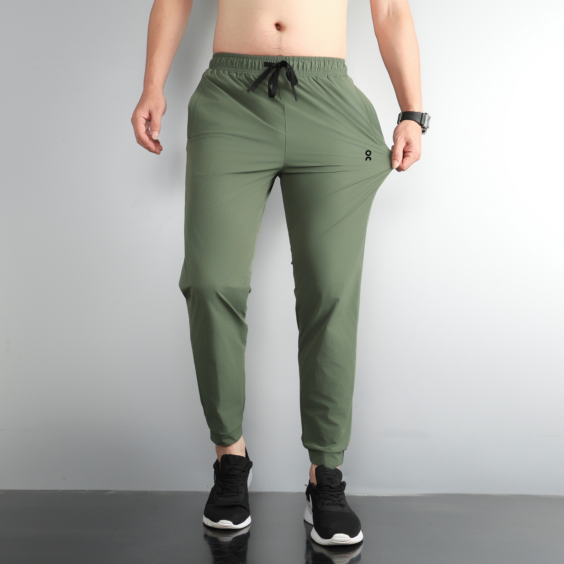 high quality running sweatpants designer mens pants with zipper pocket quick drying training breathable bottoms Long pants sports trousers brand tracksuit