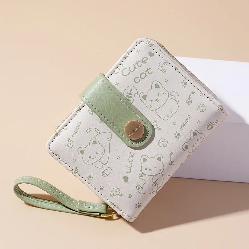 Chic Animal Motif Female Accessory: Small Capacity Zipped Pouch for Daily Carry-On Cash Management