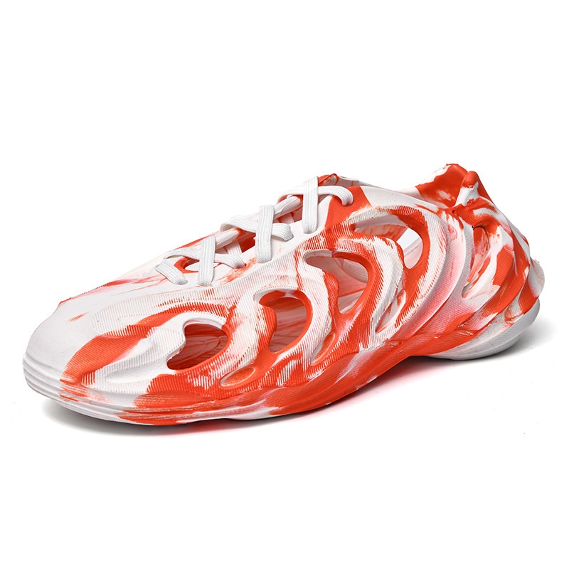 summer mens beach clogs trendy style the same style of hollowedout toecap shoes large size 3948