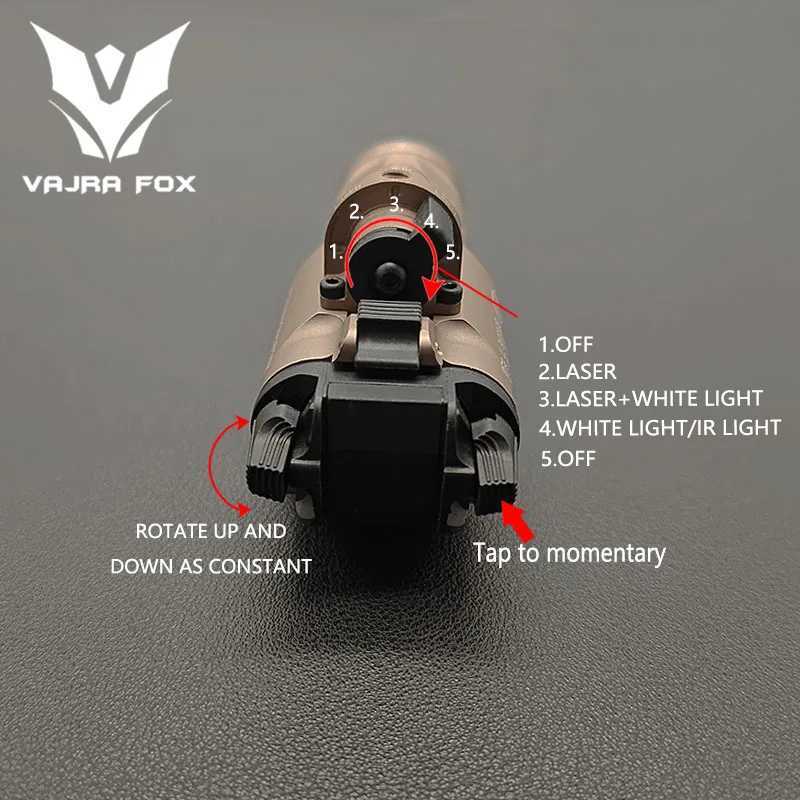 Tactical SF X400 X400V Strobe X400V-IR Infrared Weapon X300V X300U X300 Flashlight Pistol Scout Light Hunting Weapon Light W250722