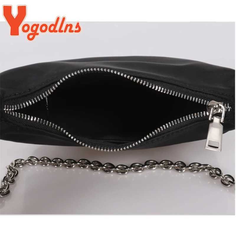 2023 New Nylon Three-in-One Bag Combination Shoulder Crossbody Bag Underarm Bag Chain Small Satchel Womens Casual Nylon Cloth S R250722