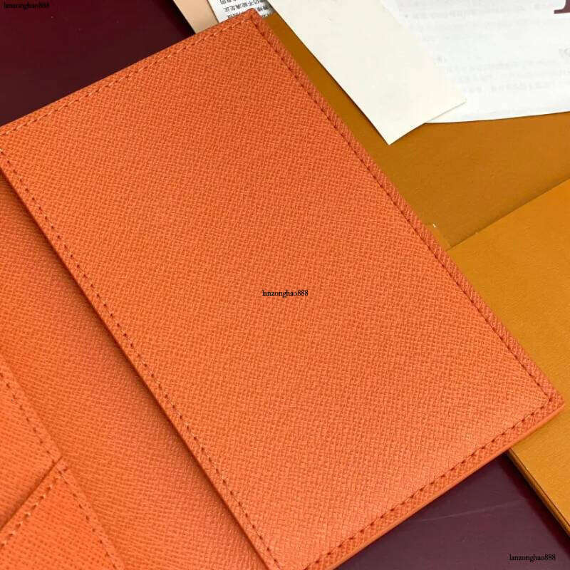 Top designer luxury wallet card holder coin purse passport set bag clip wall pocket sports field scenery cherry gift box assembly cardholder designer