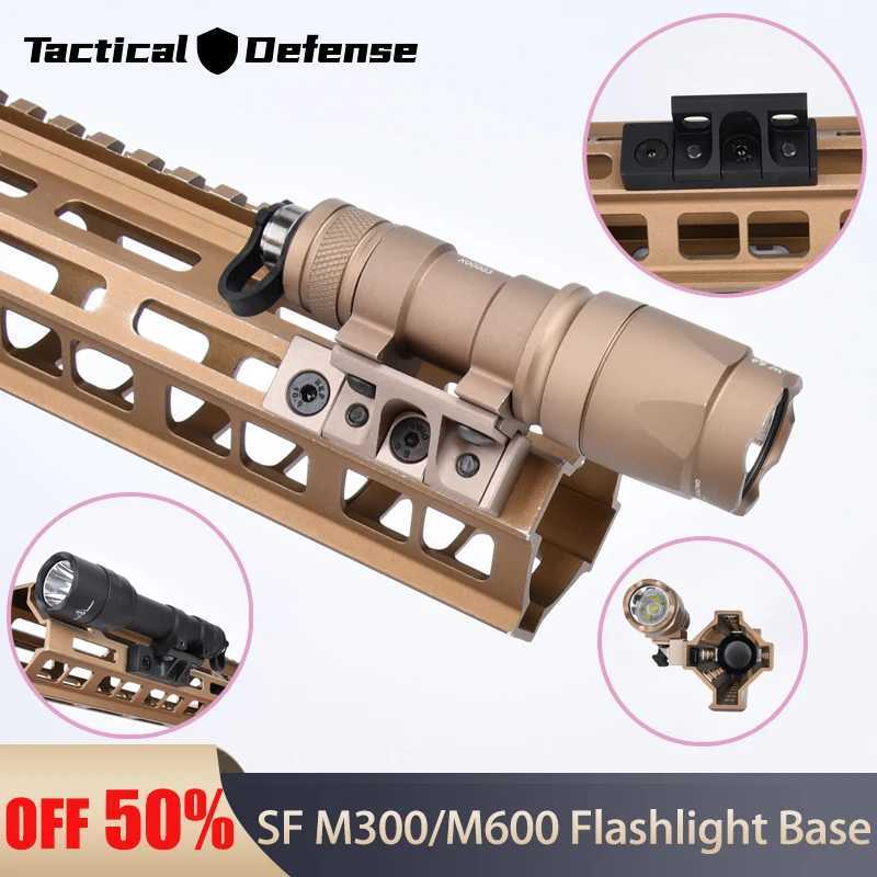 Surefire M300 M600 Mini Scout Light SF M300A M300U Weapon Powerful Flashlight Tactical Hunting Gun Dual Function Switch Mlok Keym W250722