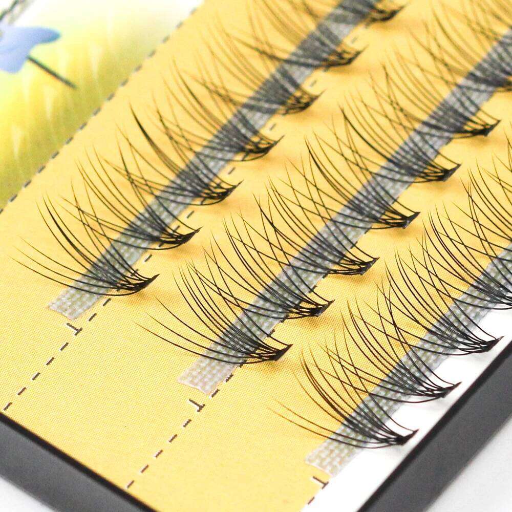 World 10D Eyelash Extensions Mink Black Fake False Eyelashes Curl Natural Eye Grafting Individual Lashes X250723