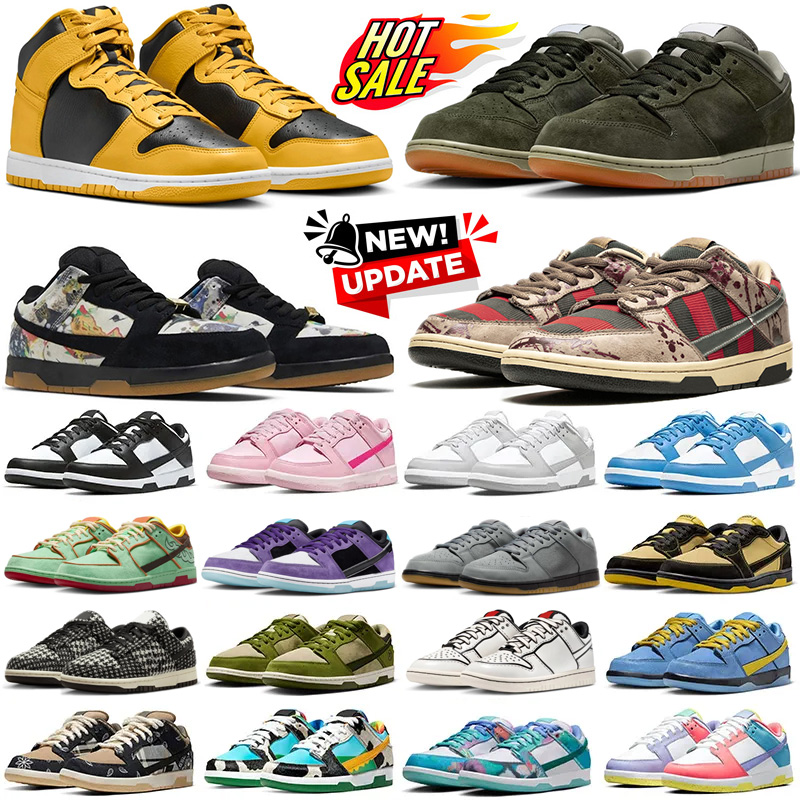 Wu Tang Running Shoes Designer Freddy Krueger Red Stardust Rodeo Tourmaline Panda Grey Frog Mens Womens Trainers Sports Sneakers GAI Jogging Walking