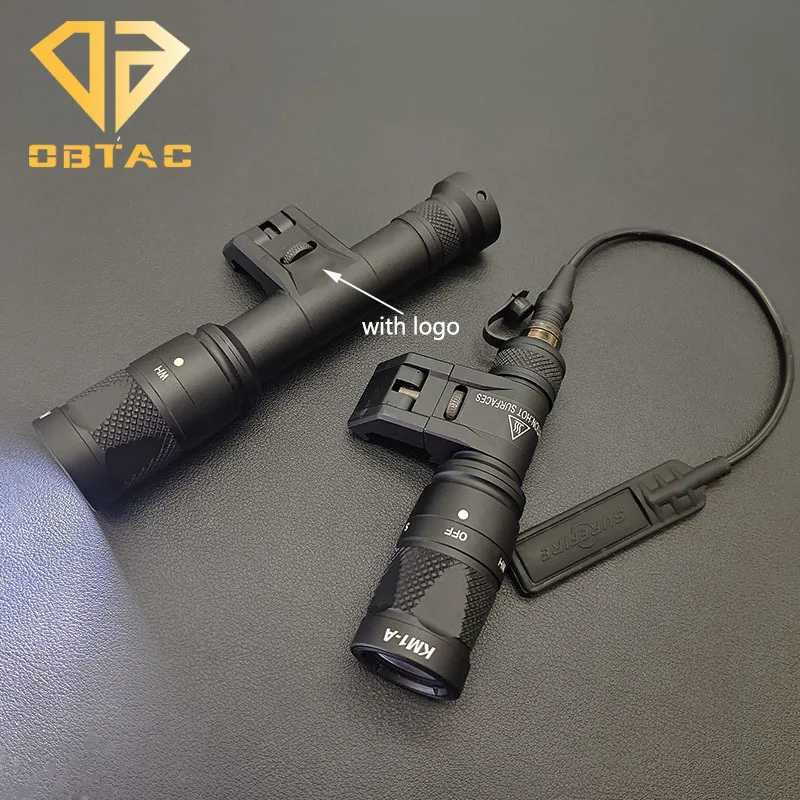 300V 600V Tactical Flashlight M600 M300 Lamp White LED Strobe Fits 20mm Rail Airsoft Hunting Rifle Weapon Scout Light W250722