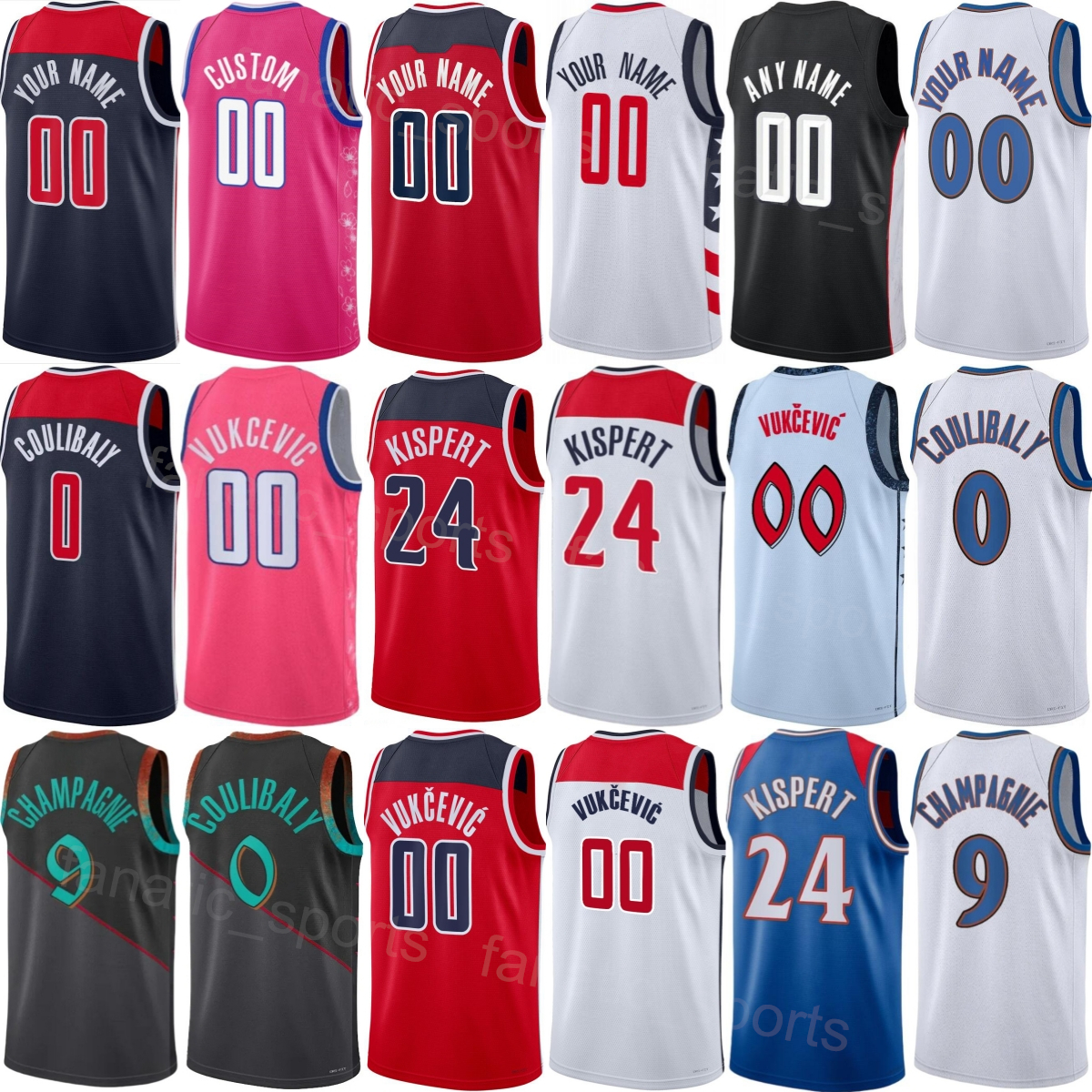 Print Man 2025 26 Basketball Malaki Branham Jersey 22 Woman Kids Malcolm Brogdon 15 Bilal Coulibaly 0 Corey Kispert 24 Khris Middleton 32 Marvin Bagley III 35 Icon