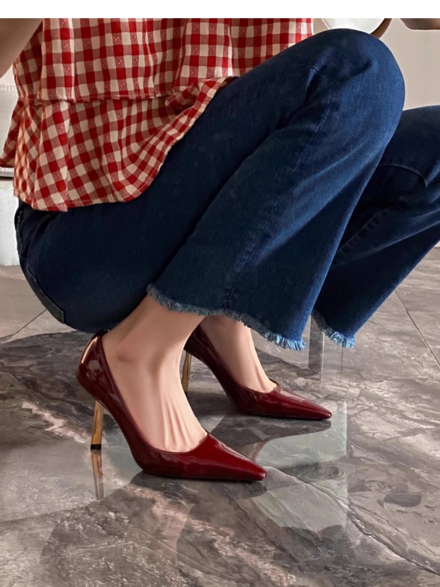 Free shipping designer shoes women high heels leopard wine red black nonslip comfortable breathable outdoor sandals 2025