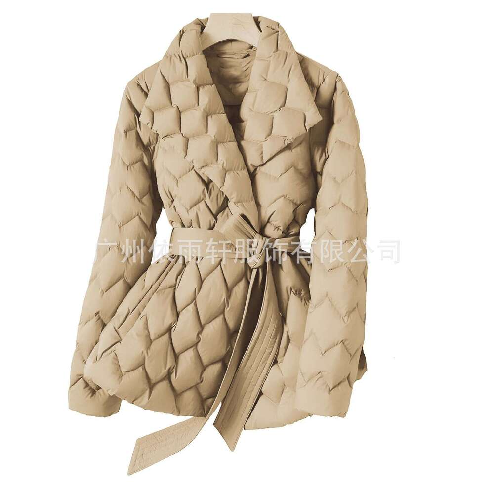 hoodie Thin Parker Jacket Women Autumn Winter Thick Warm Coats Woven Block Trend Lace Up Comfortable Mom Y2k Coat Parkas jacket