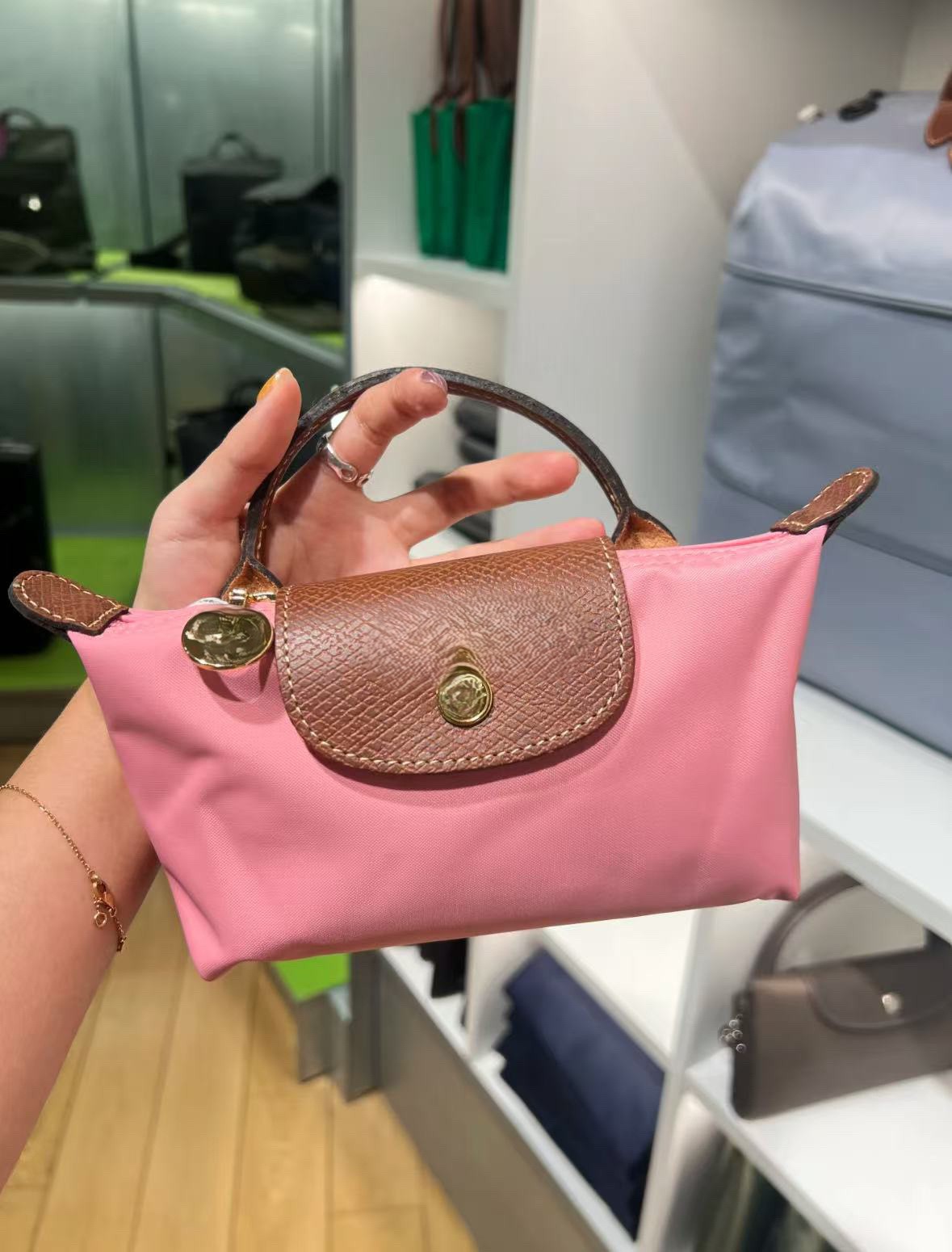 longly champes Designer Bag Charm mini bag purse holder vanity bag of women wallets Design makeup bag wallets card holder mini bag