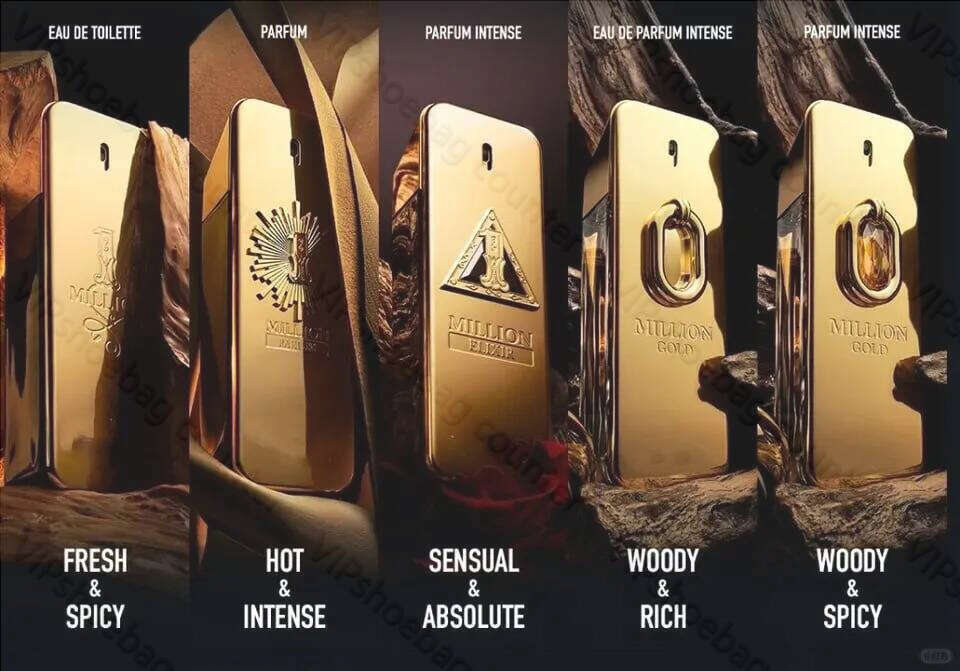 100ml Original Million Gold Hombre perfume Lasting Mens Taste Strong Spicy Pheromone Cologne Body spray