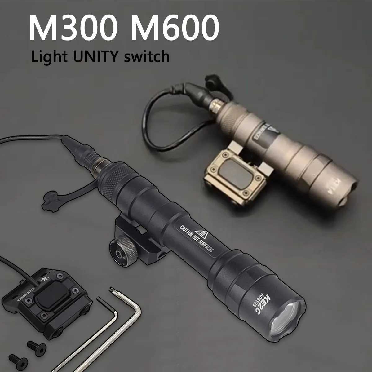 Tactical Hot Mod Button Pressure UNIT Switch for Surefire M600 M300 SF Plug Airsoft Powerful Rifle Gun Weapons Scout Light W250722