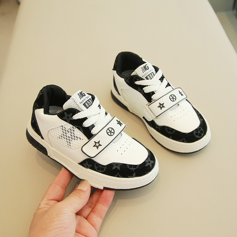 designer shoes 2025 Children's sports shoes 2025 Kids Hook & Loop Running Shoes Spring Summer Mesh Lightweight Athletic Sneakers