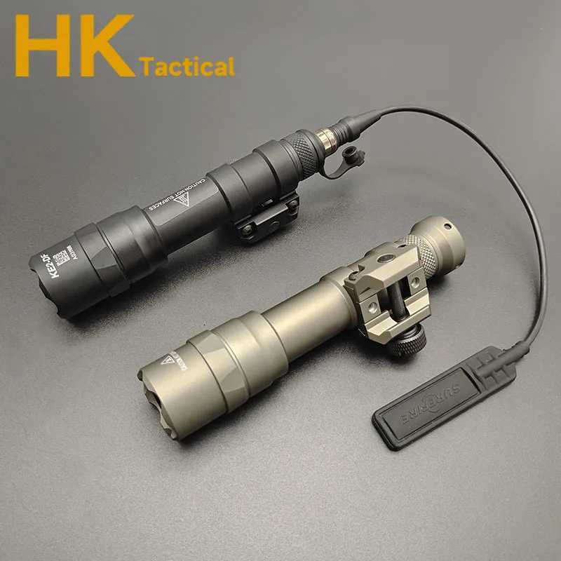 Tactical 1400 Lumen M300 M600DF Momentary/Constant High Power LED Strong Light Flashlight With Weapon Light SF Remote Switch W250722