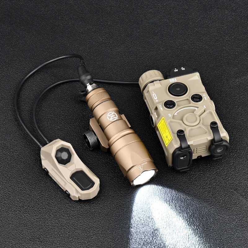 Vadsn Tactical Ogl Red Green Ir On Gun Laser Flashlight M300 M600 Scout Light Axon Dual Control Switch Airsoft Hunting Gear Set W250722