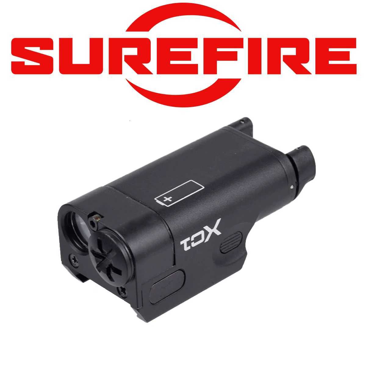 Tactical Surefire X1 Airsoft Weapon Flashlight Compact Handgun Light with Improved Constant-On Momentary-On Activation Switches W250722
