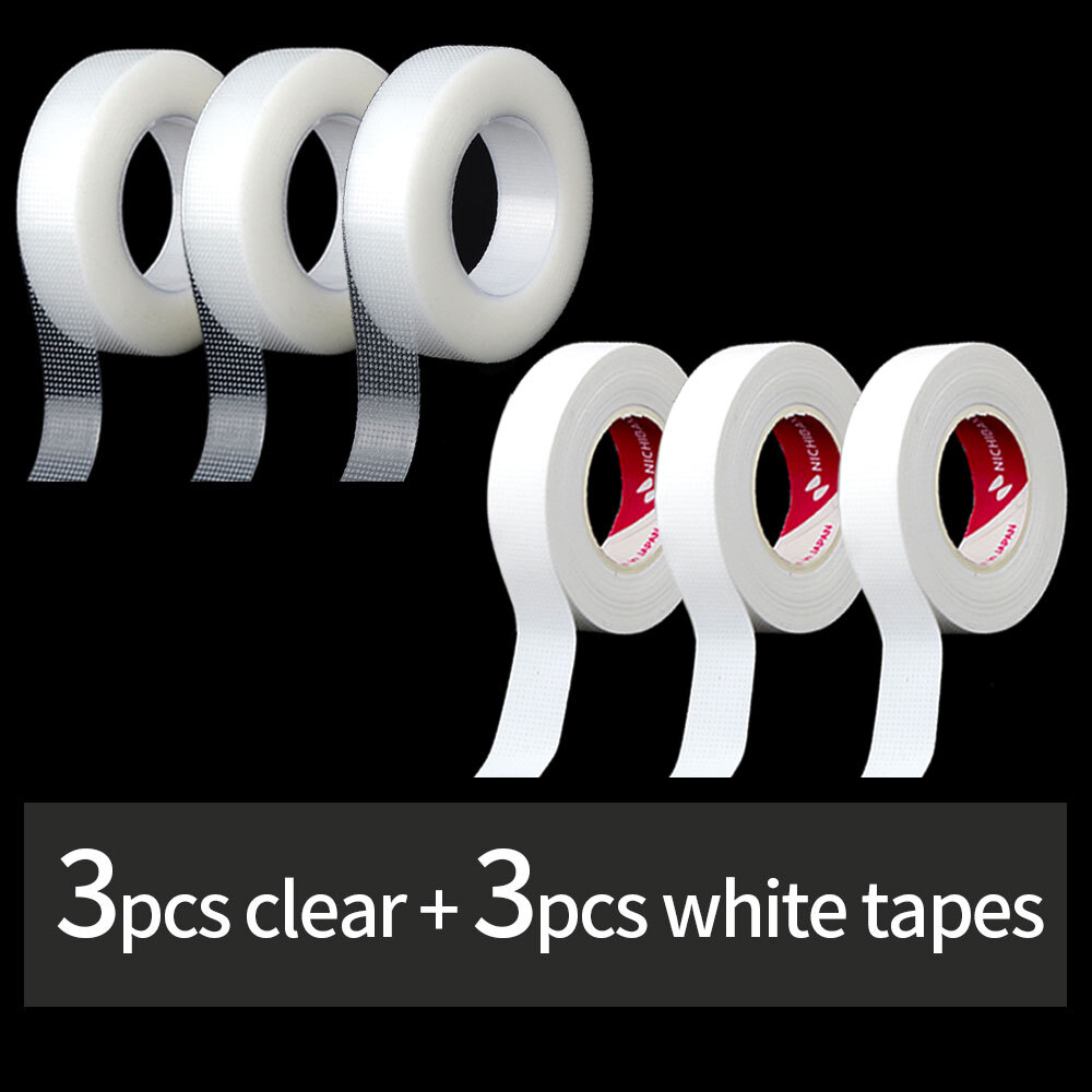 Eyelash Extension Tape Makeup 6 PCs Breathable Anti-allergy Easy to Tear Micropore Tape Professional Lashes Tape