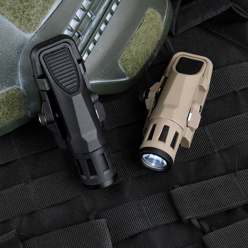 20MM Picatinny Rail Tactical APL/WML White LED Light Reconnaissance Outdoor Hunting Constant Strobe Nylon Flashlight W250722