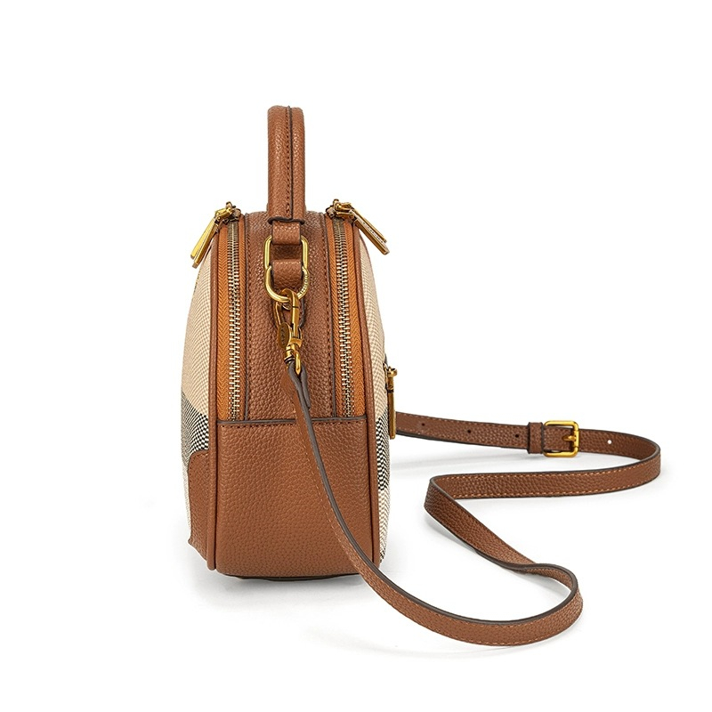 COCIO designer Shoulder Bags New plaid handbag for women in spring and summer simple casual backpack