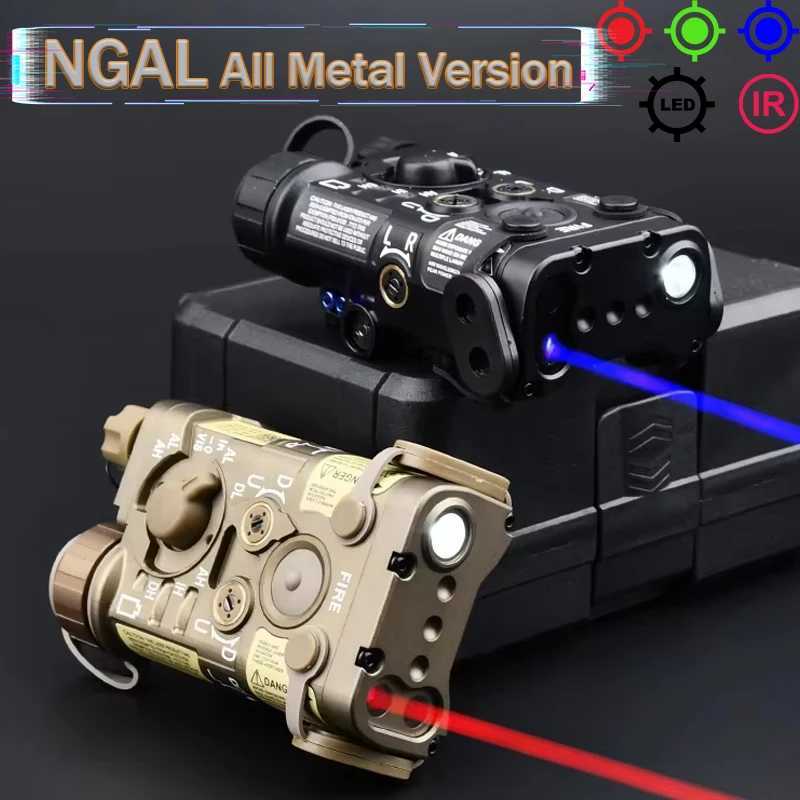 NGAL All Metal WADSN Red Green Blue Dot Strobe IR Ray Aiming LED White Light Hunting Scout Light Airsoft Weapon Accessory W250722
