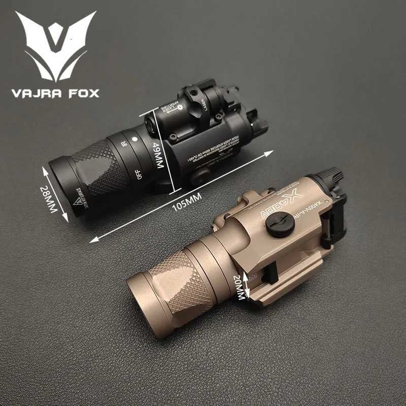 Tactical SF X400 X400V Strobe X400V-IR Infrared Weapon X300V X300U X300 Flashlight Pistol Scout Light Hunting Weapon Light W250722