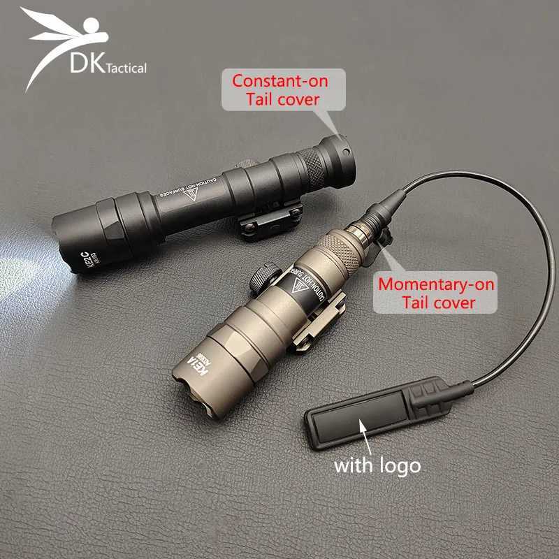 Sotac Tactical SF M300 M600 M600B Flashlight Airsoft Weapon Light With CNC Pocket Panel Slot Fits MLOK 20MM Rail Scout Light Set W250722