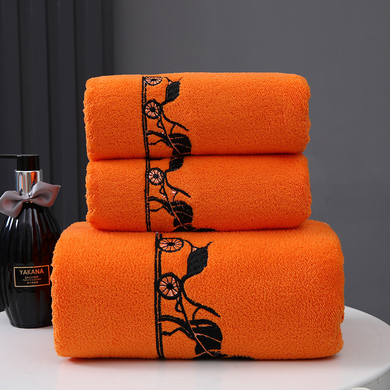 Luxury Towel Bath Towel Gift Box Three-Piece Set Annual Meeting Gift Embroidered Company Return Gift Customizable 250723