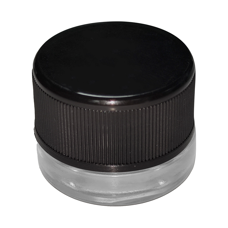 USA Warehouse 5ml 7ml 9ml Childproof Empty Wholesale Custom Logo 5g 7g Black White Concentrate Wax Glass Jars