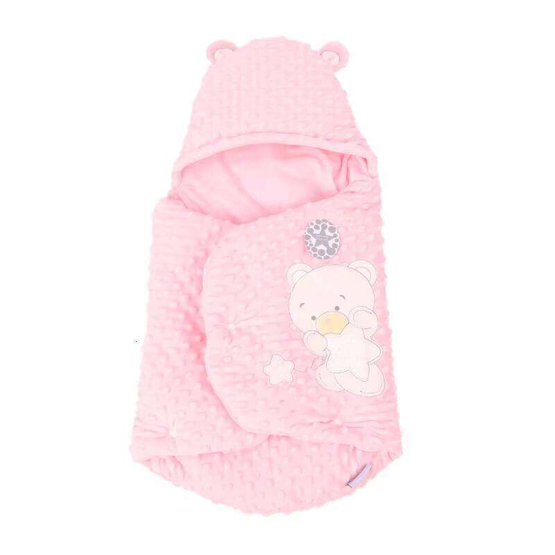 Newborn Anti-Fright Quilt Wearable Blanket Travel Wrap Hooded 0-6 Months Baby Sleeping Bag
