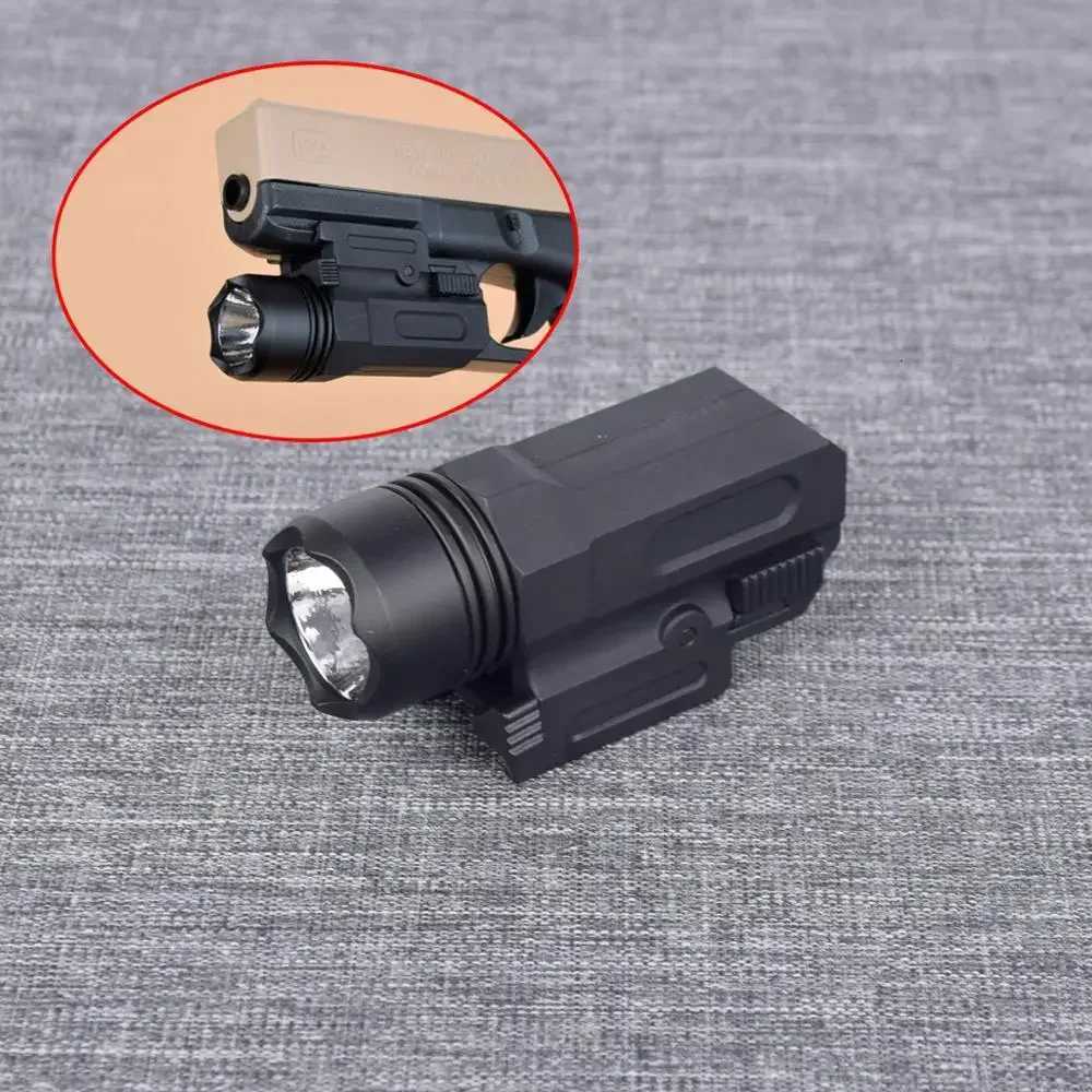 Tactical Nylon LED Handgun Flashlight Torch For Glock 17 19 1911 CZ-75 Pistol Gun Lanterna Airsoft Weapons Light W250722