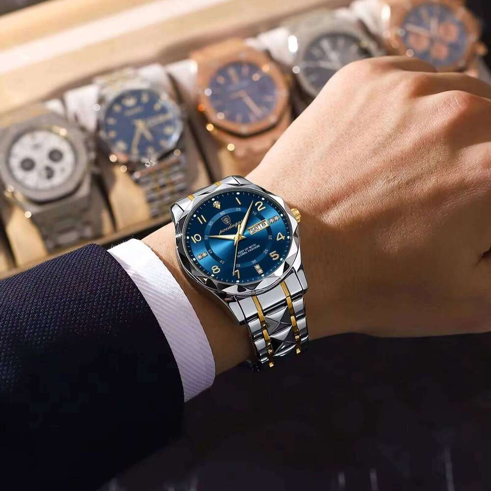 DHwatches Watch Men 858 High Quality Stainless Steel Jewelry Dia Men's Watches Male Digital Clock Sports Relogio Masculino