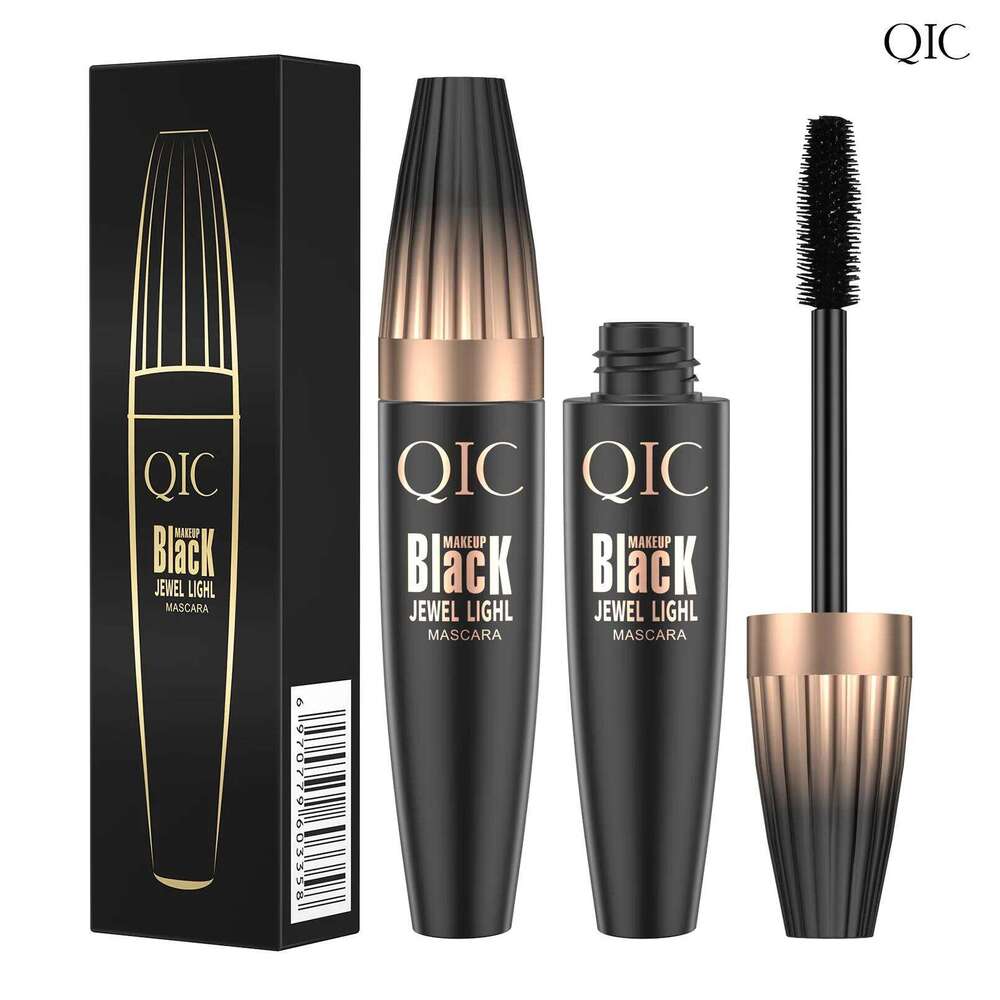 4D Silk Black Natural Volume Length Liquid Mascara with Fiber extending Thickening and Waterproof Sdge-proof X250722