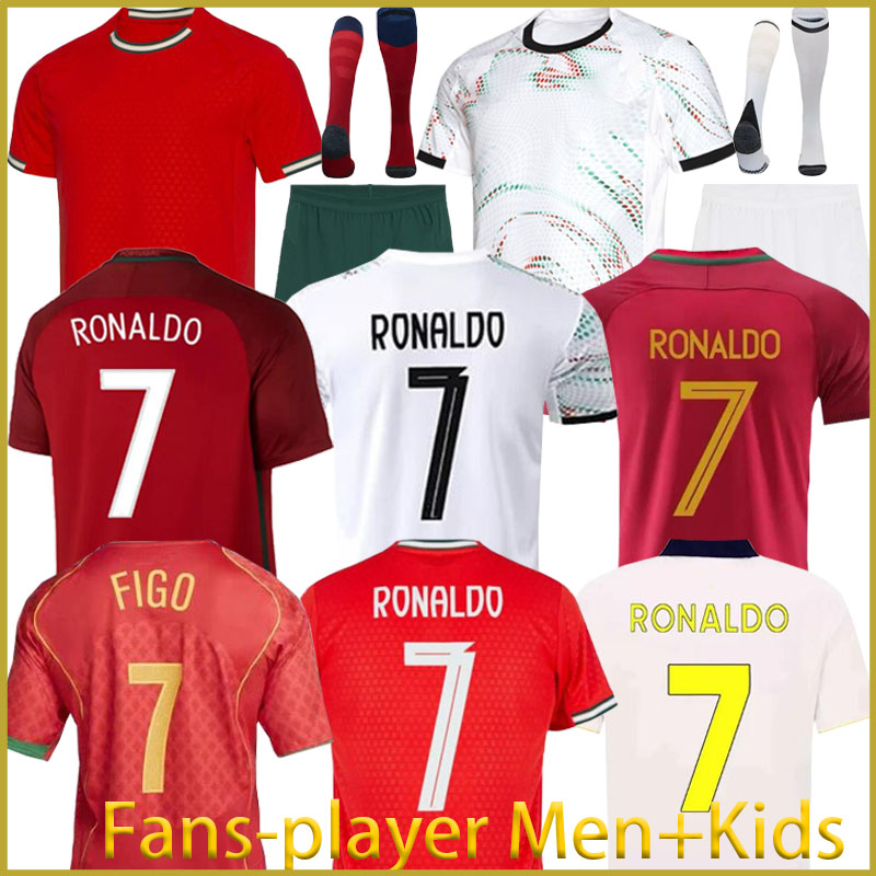 2025 2026 Portugal football soccer jersey Ronaldo cR7 25 26 Retro B.Fernandes classic football shirt Men Kids kit women Portugal football jersey Fans Player Version