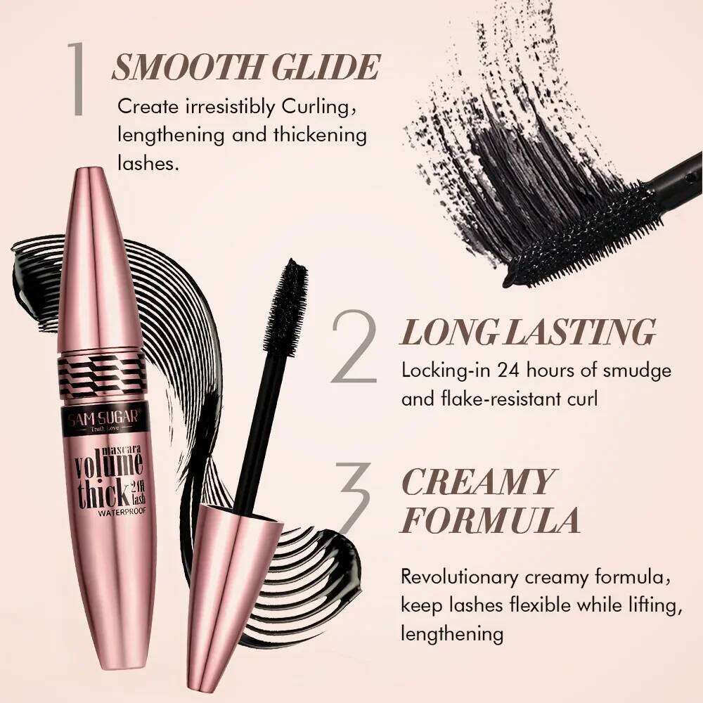 lti-Colored Lady Mascara - Fast-Drying Long-Lasting Waterproof Non-Caking Extension Curl Volume Eyelashes Cosmetics X250722